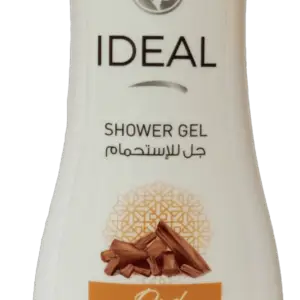 شاور جل ايديال - ابيض وبني
