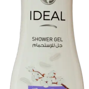شاور جل ايديال - ابيض و بنفسجي