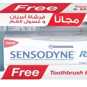 مجموعة العناية بالاسنان سنسوداين مجموعة العناية بالاسنان - رابيد اكشن