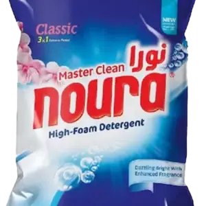 مسحوق غسيل نورا أزرق